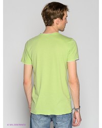 Мужская мятная футболка с v-образным вырезом от Broadway