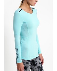 Женская мятная футболка с длинным рукавом от Reebok