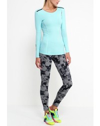 Женская мятная футболка с длинным рукавом от Reebok