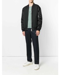 Мужская мятная футболка с длинным рукавом от Burberry