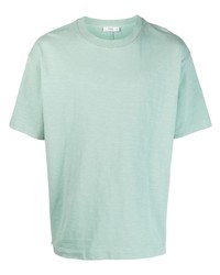 Мужская мятная футболка с круглым вырезом с вышивкой от Closed
