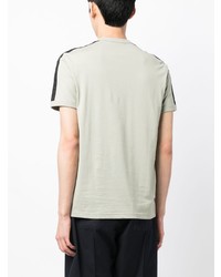 Мужская мятная футболка с круглым вырезом с вышивкой от Fred Perry