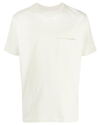 Мужская мятная футболка с круглым вырезом с вышивкой от FURSAC