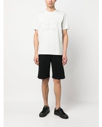 Мужская мятная футболка с круглым вырезом с вышивкой от Paul & Shark