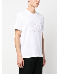 Мужская мятная футболка с круглым вырезом с вышивкой от Paul & Shark