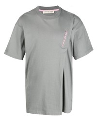 Мужская мятная футболка с круглым вырезом с вышивкой от Y/Project