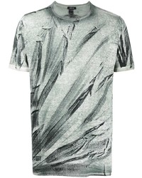 Мужская мятная футболка с круглым вырезом с принтом от Avant Toi