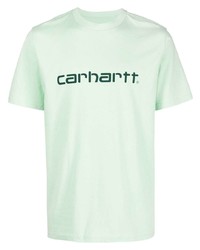 Мужская мятная футболка с круглым вырезом с принтом от Carhartt WIP