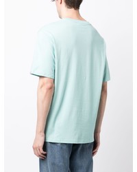 Мужская мятная футболка с круглым вырезом с принтом от SPORT b. by agnès b.