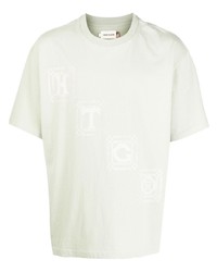 Мужская мятная футболка с круглым вырезом с принтом от HONOR THE GIFT