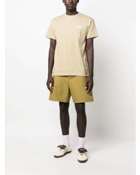 Мужская мятная футболка с круглым вырезом с принтом от Jacquemus