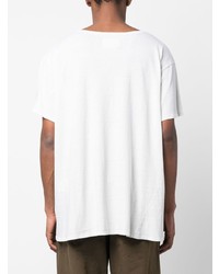 Мужская мятная футболка с круглым вырезом с принтом от Greg Lauren