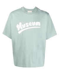 Мужская мятная футболка с круглым вырезом с принтом от Museum of Peace & Quiet