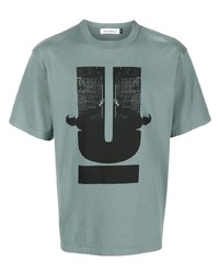 Мужская мятная футболка с круглым вырезом с принтом от UNDERCOVE