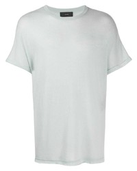 Мужская мятная футболка с круглым вырезом от Alanui