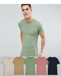 Мужская мятная футболка с круглым вырезом от ASOS DESIGN