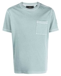 Мужская мятная футболка с круглым вырезом от Belstaff