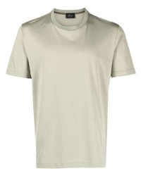 Мужская мятная футболка с круглым вырезом от Brioni