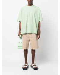 Мужская мятная футболка с круглым вырезом от Sunnei