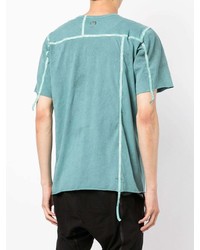 Мужская мятная футболка с круглым вырезом от Isaac Sellam Experience