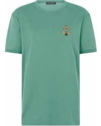 Мужская мятная футболка с круглым вырезом от Dolce & Gabbana