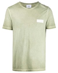 Мужская мятная футболка с круглым вырезом от Dondup