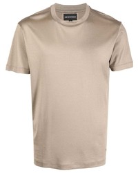 Мужская мятная футболка с круглым вырезом от Emporio Armani