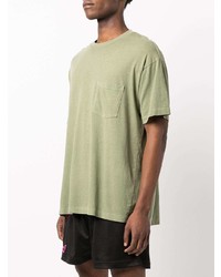 Мужская мятная футболка с круглым вырезом от John Elliott
