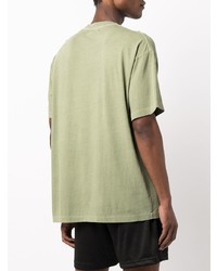 Мужская мятная футболка с круглым вырезом от John Elliott
