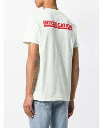 Мужская мятная футболка с круглым вырезом от Stella McCartney