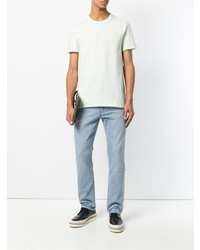 Мужская мятная футболка с круглым вырезом от Stella McCartney