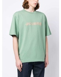 Мужская мятная футболка с круглым вырезом от Jacquemus