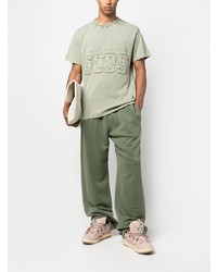 Мужская мятная футболка с круглым вырезом от Gcds