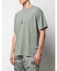 Мужская мятная футболка с круглым вырезом от John Elliott