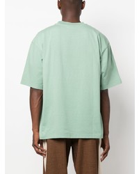 Мужская мятная футболка с круглым вырезом от Jacquemus