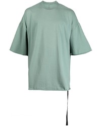 Мужская мятная футболка с круглым вырезом от Rick Owens DRKSHDW