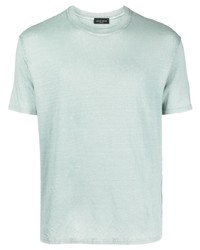 Мужская мятная футболка с круглым вырезом от Roberto Collina
