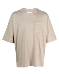 Мужская мятная футболка с круглым вырезом от Sacai