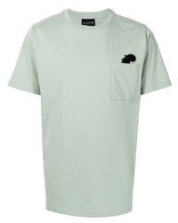 Мужская мятная футболка с круглым вырезом от SPORT b. by agnès b.