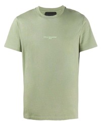 Мужская мятная футболка с круглым вырезом от Stella McCartney