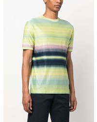 Мужская мятная футболка с круглым вырезом от Paul Smith