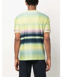 Мужская мятная футболка с круглым вырезом от Paul Smith