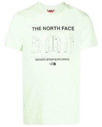 Мужская мятная футболка с круглым вырезом от The North Face