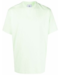 Мужская мятная футболка с круглым вырезом от Y-3