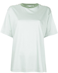 Женская мятная футболка с украшением от Toga Pulla