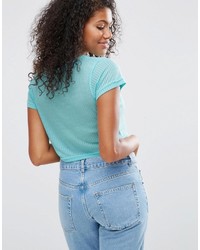 Женская мятная футболка от Brave Soul