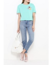 Женская мятная футболка от Modis