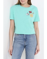 Женская мятная футболка от Modis