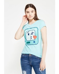 Женская мятная футболка от Спартак