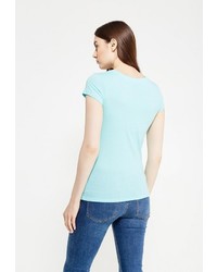 Женская мятная футболка от Спартак